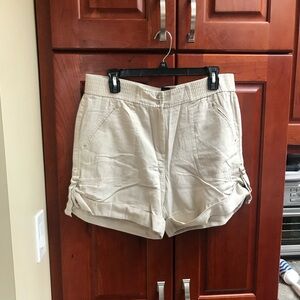 Larry Levine Linen Shorts
